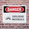 Signmission Explosive Materials Danger Sign, Plastic, 10in W x 7in L, 2PK OS-2PACK-DS-P-710-L-1210 - alternate 3